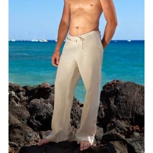 Island Importer Linen Riviera Pants Drawstring